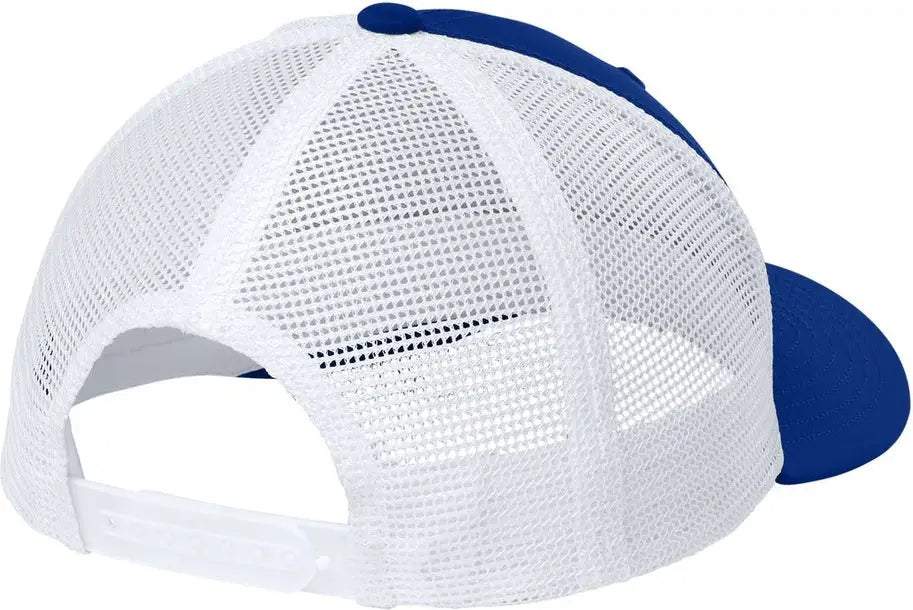Sport-tek Stc46 Club Trucker Cap - True Royal White