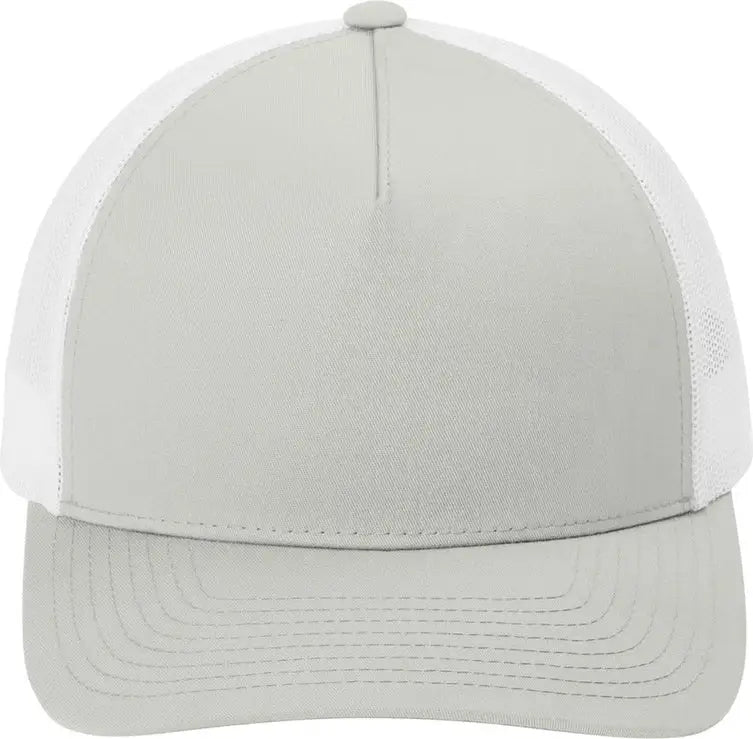 Sport-tek Stc54 Yp Classics Retro Trucker 5-panel Cap - Silver White - Silver/ / one Size Fits Most
