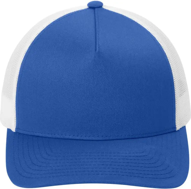 Sport-tek Stc54 Yp Classics Retro Trucker 5-panel Cap - True Royal White - Royal/ / one Size Fits Most