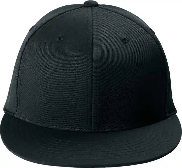 Sport-tek Stc56 Flexfit Flat Bill Cap - Black - S/m