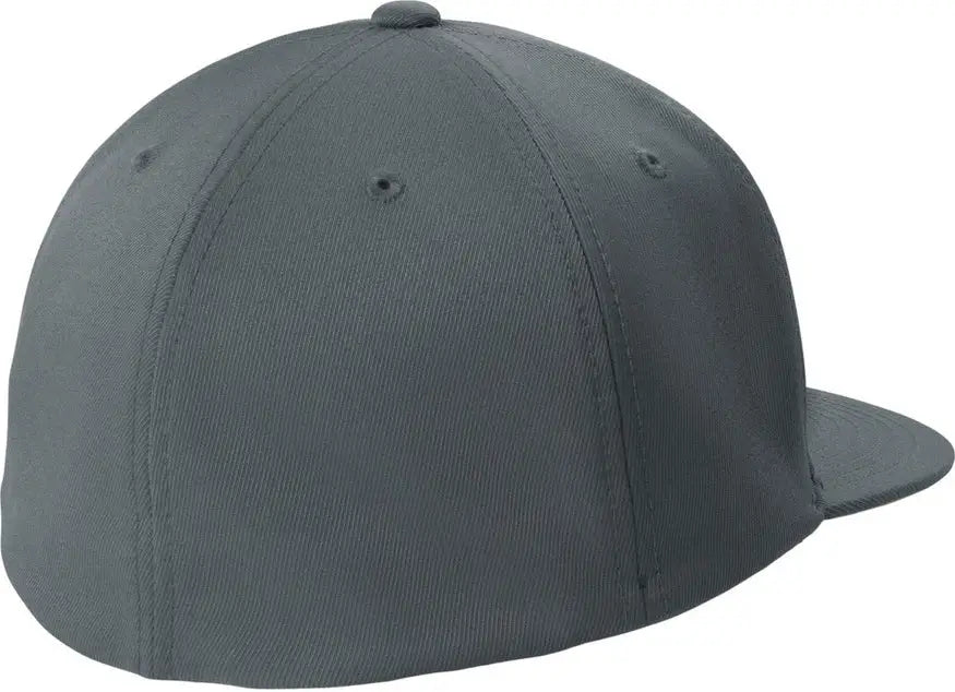 Sport-tek Stc56 Flexfit Flat Bill Cap - Iron Gray