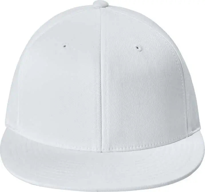 Sport-tek Stc56 Flexfit Flat Bill Cap - White