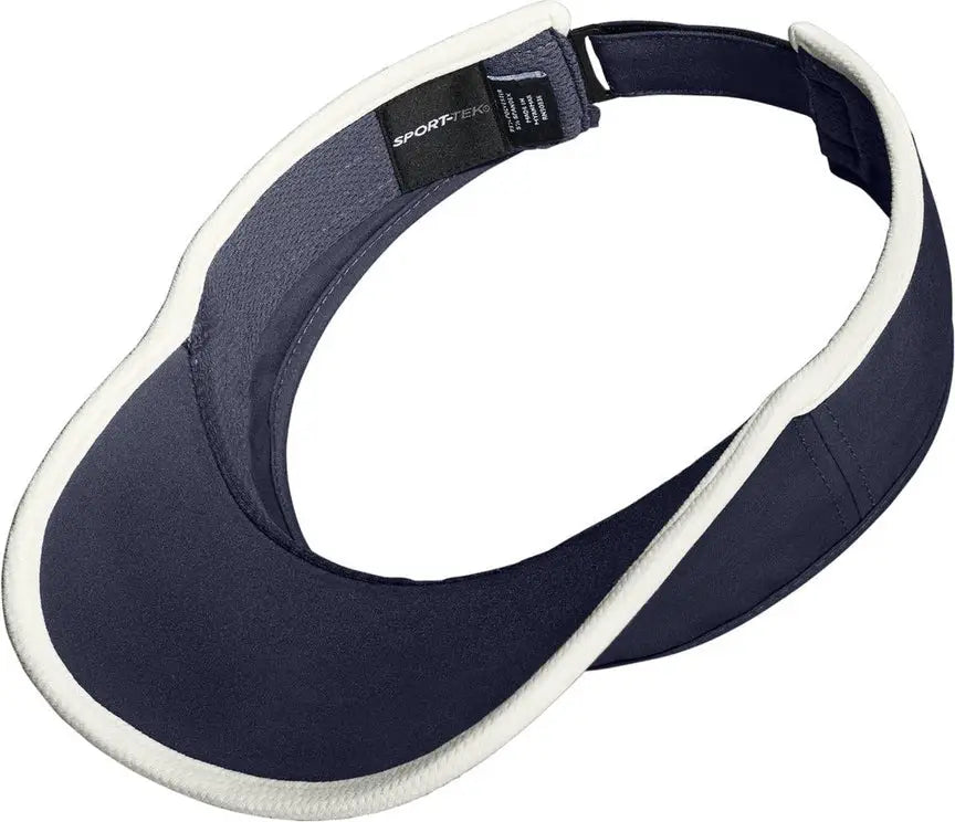Sport-tek Stc57 Repeat Visor - True Navy White - Navy/ / Adult Osfa