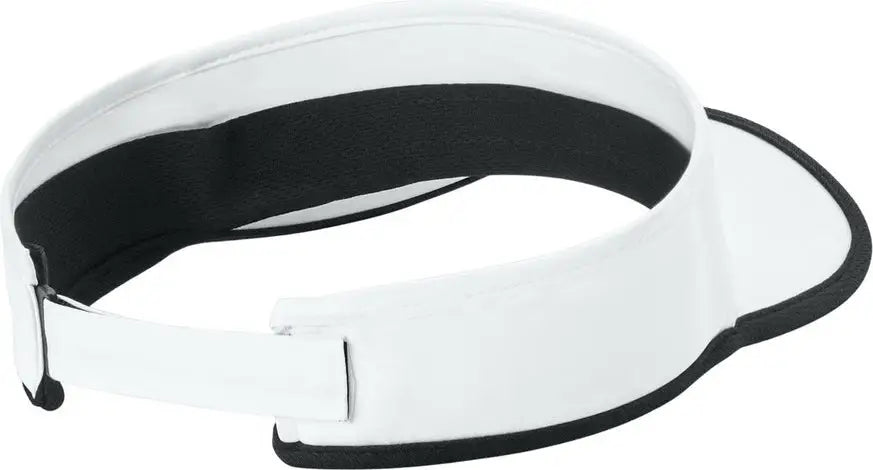 Sport-tek Stc57 Repeat Visor - White Black
