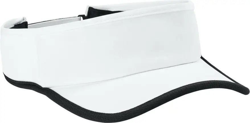 Sport-tek Stc57 Repeat Visor - White Black - White/ / Adult Osfa