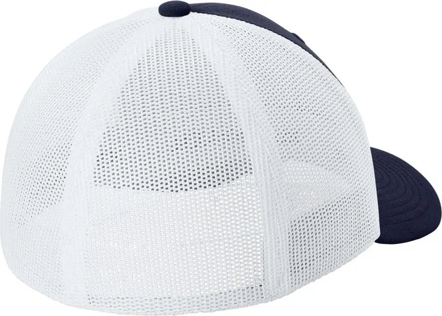 Sport-tek Stc60 Stretch-tek Mesh Back Cap - True Navy White - Navy/ / Adult S/m