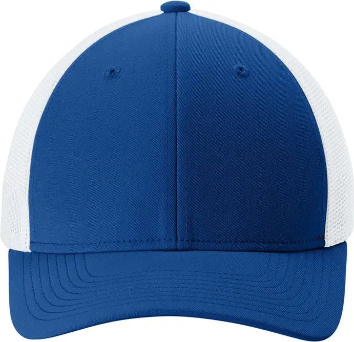 Sport-tek Stc60 Stretch-tek Mesh Back Cap - True Royal White