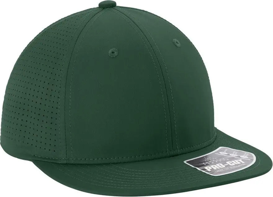 Sport-tek Stc64 Pro-cut Stretch-tek Cap - Forest Green - Adult S/m