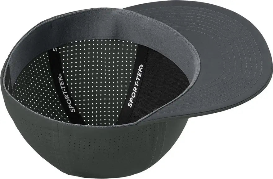 Sport-tek Stc64 Pro-cut Stretch-tek Cap - Iron Gray