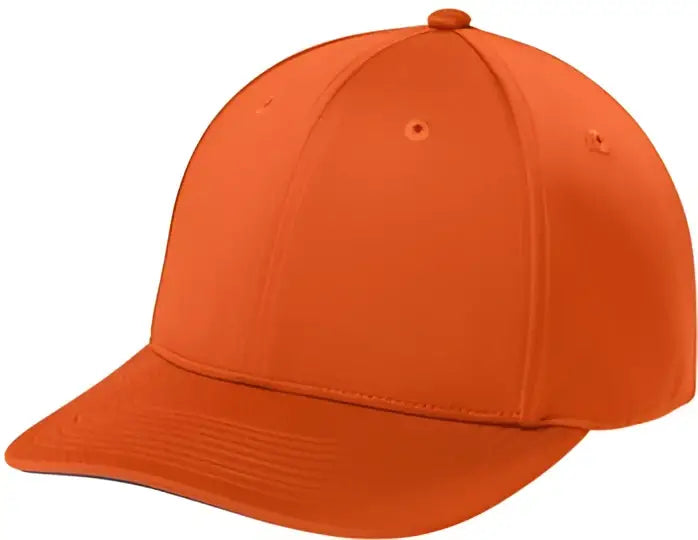 Sport-tek Stc71 Impact Mesh Stretch-tek Adjustable Cap - Deep Orange - Adult Osfa
