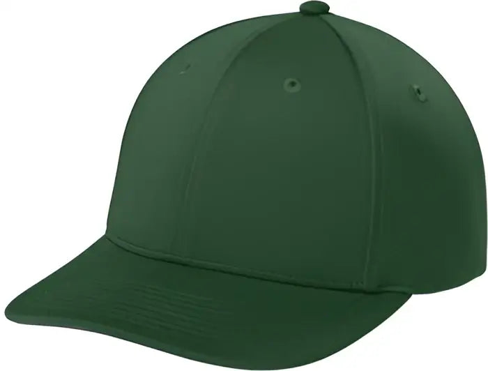 Sport-tek Stc71 Impact Mesh Stretch-tek Adjustable Cap - Forest Green