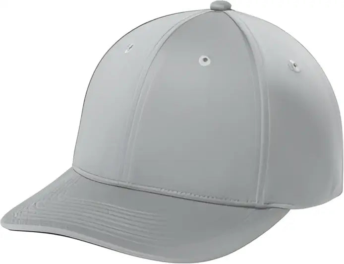 Sport-tek Stc71 Impact Mesh Stretch-tek Adjustable Cap - Silver