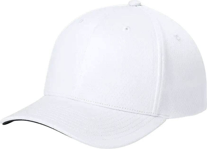 Sport-tek Stc71 Impact Mesh Stretch-tek Adjustable Cap - White - Adult Osfa