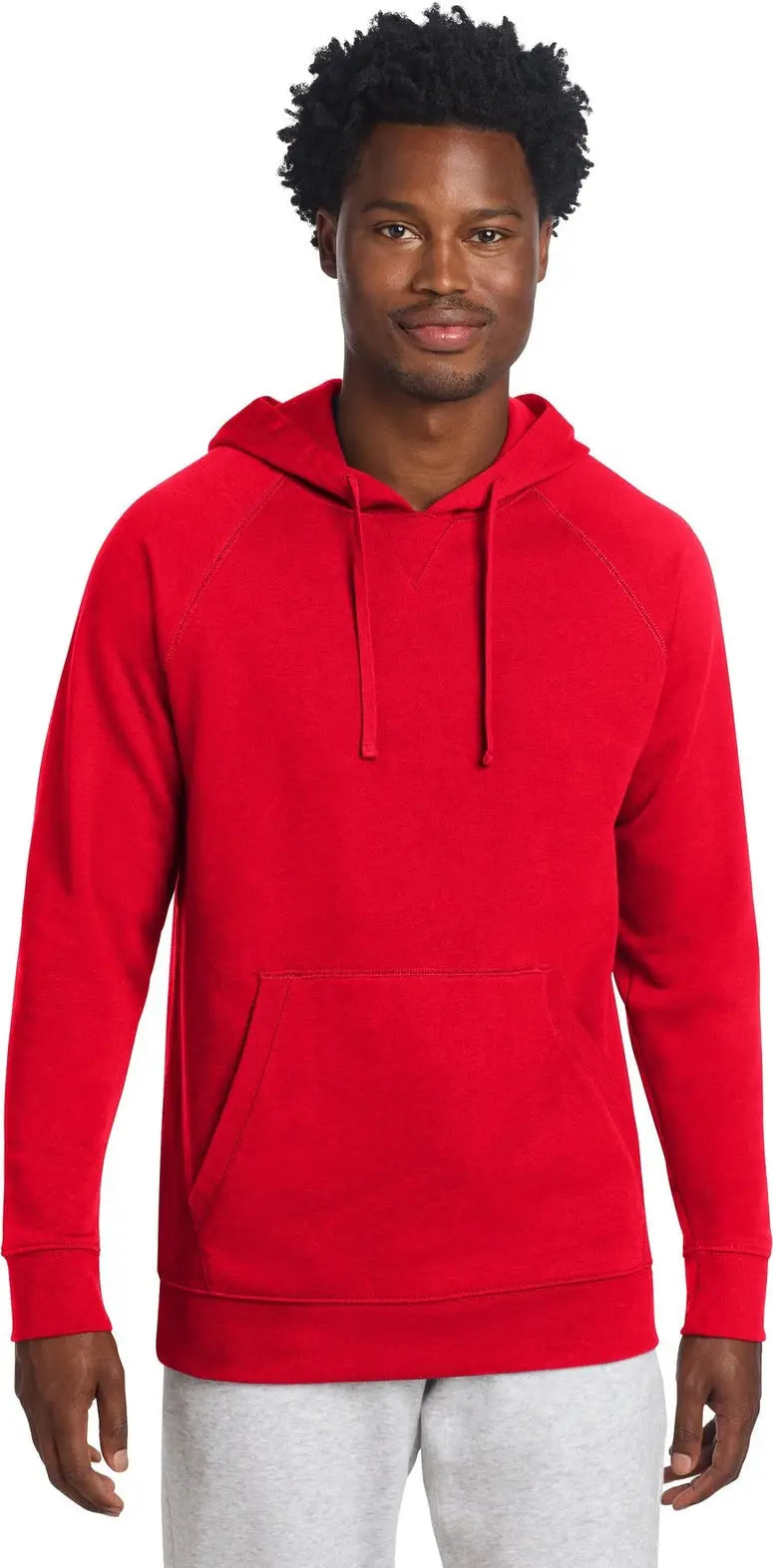 Sport-tek Stf200 Drive Fleece Pullover Hoodie - True Red - Adult Xs
