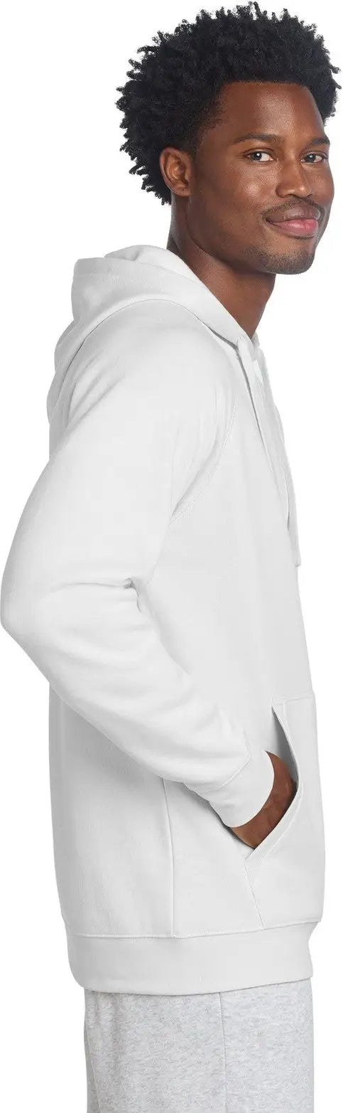 Sport-tek Stf200 Drive Fleece Pullover Hoodie - White
