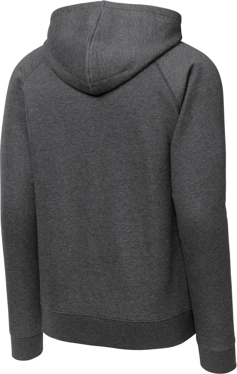 Sport-tek Stf201 Drive Fleece Hooded Full-zip - Graphite Heather - Adult Xs