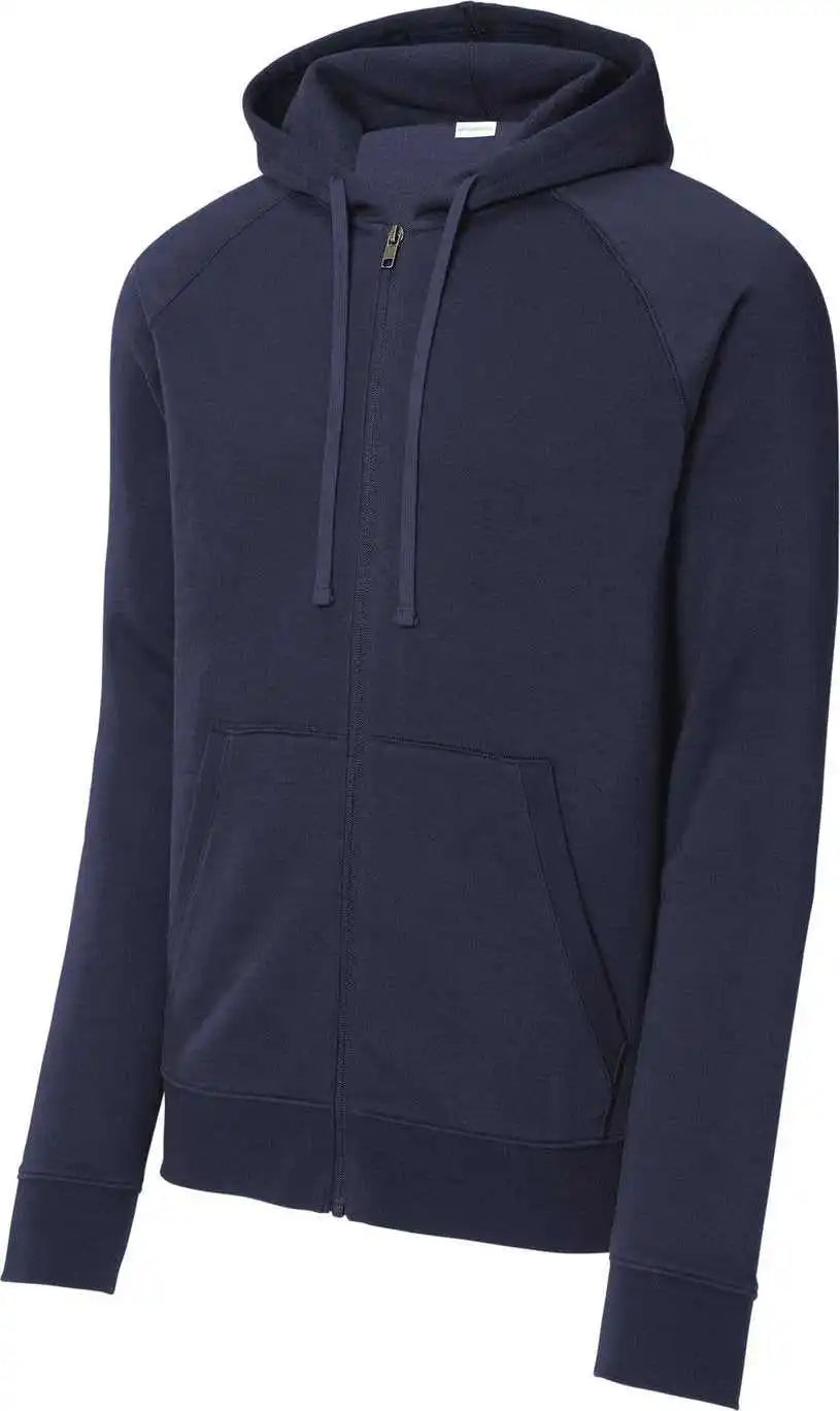 Sport Tek Stf201 Drive Fleece Hooded Full Zip True Navy