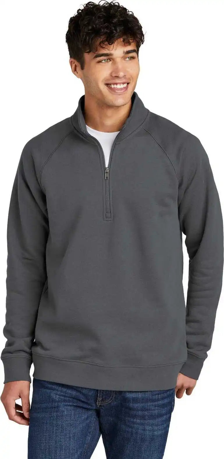 Sport-tek Stf202 Drive Fleece 1/4-zip Pullover - Dksmkgy