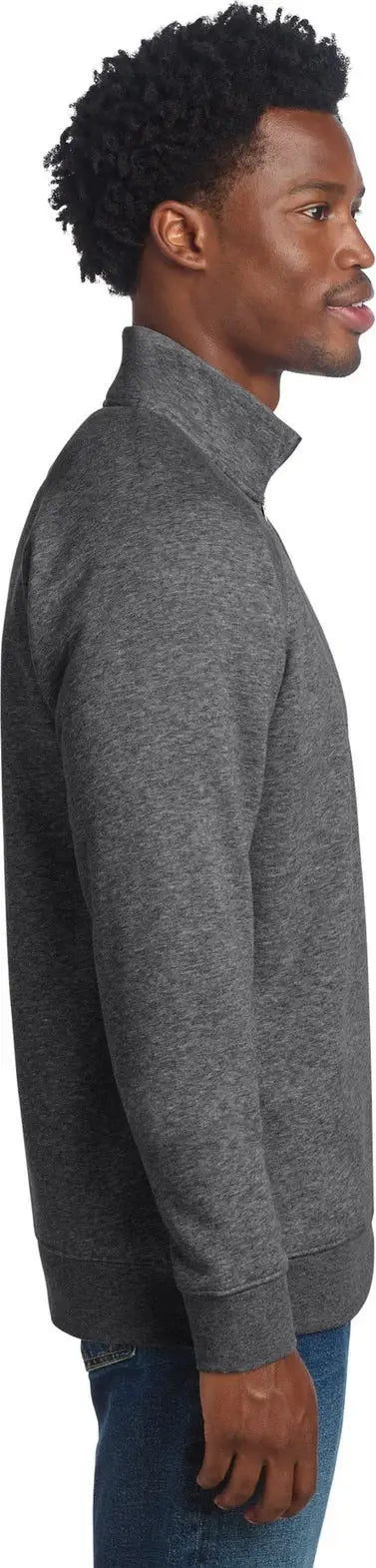Sport-tek Stf202 Drive Fleece 1/4-zip Pullover - Graphite Heather