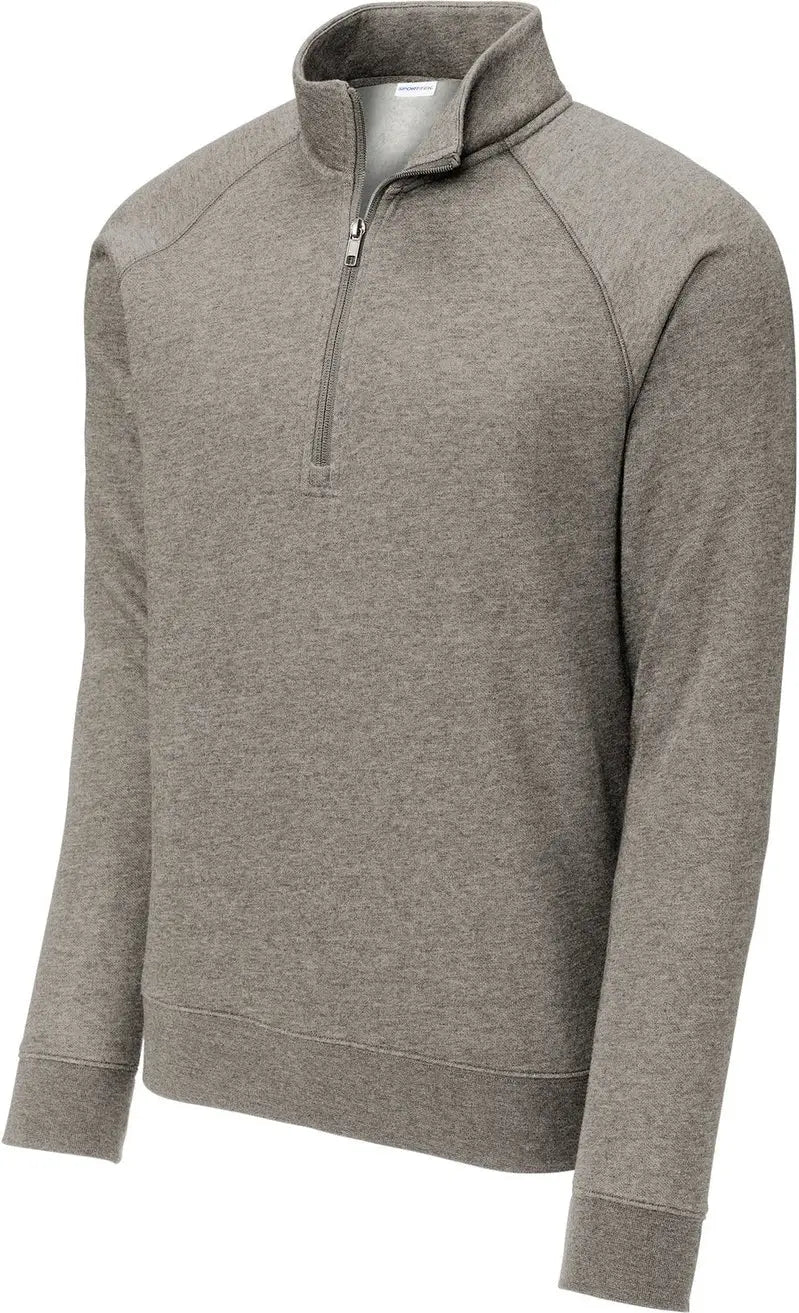 Sport-tek Stf202 Drive Fleece 1/4-zip Pullover - Vintage Heather