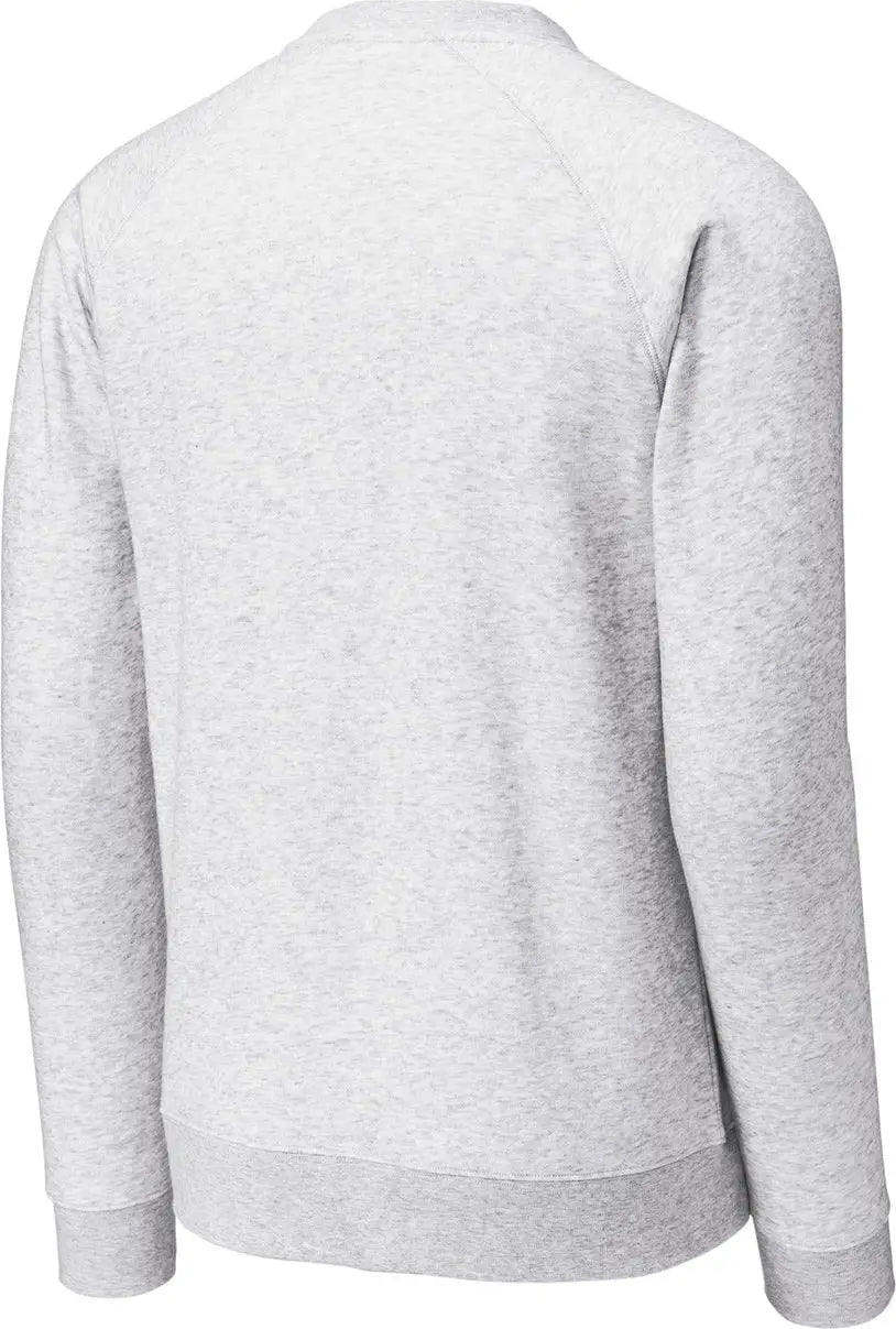 Sport-tek Stf203 Drive Fleece Crewneck - Athletic Heather - Adult Xs