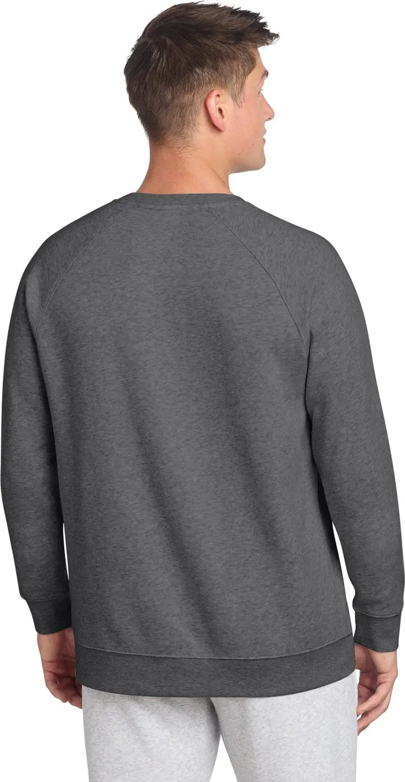 Sport-tek Stf203 Drive Fleece Crewneck - Graphite Heather
