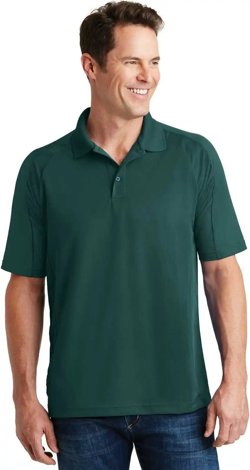 Sport-tek T474 Dri-mesh Pro Polo - Dark Green