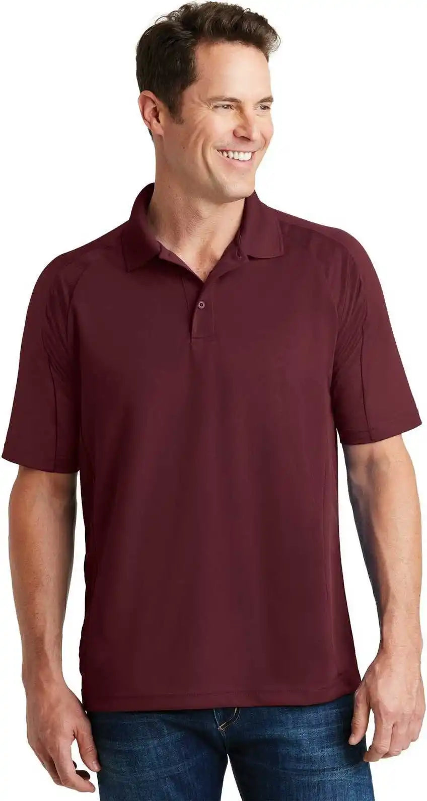 Sport-tek T474 Dri-mesh Pro Polo - Maroon