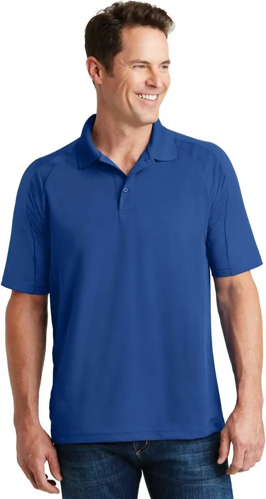 Sport Tek T474 Dri Mesh Pro Polo Royal