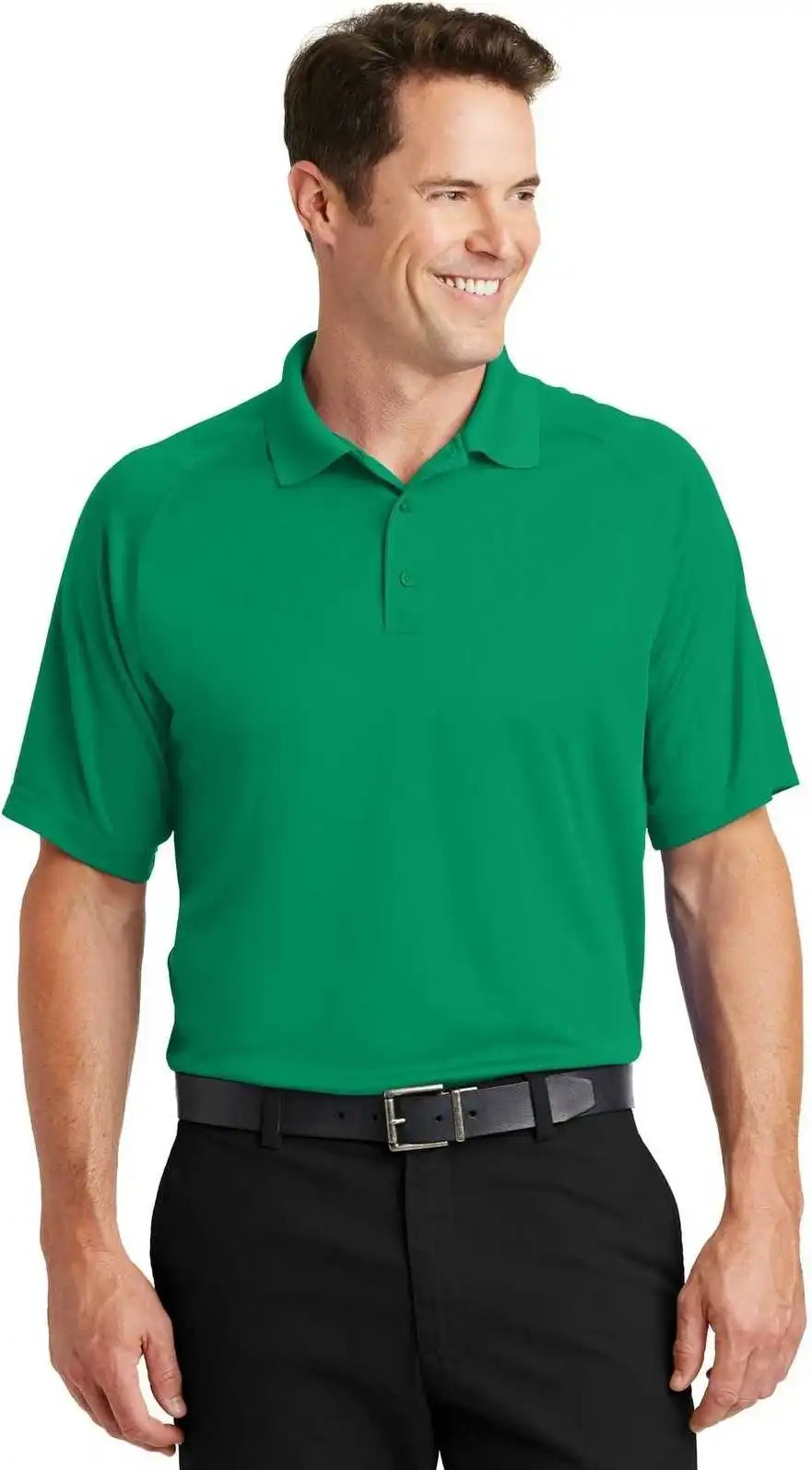 Sport Tek T475 Dry Zone Raglan Polo Kelly Green