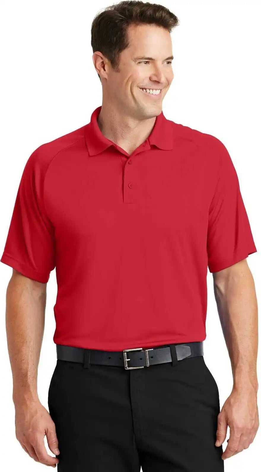 Sport Tek T475 Dry Zone Raglan Polo True Red