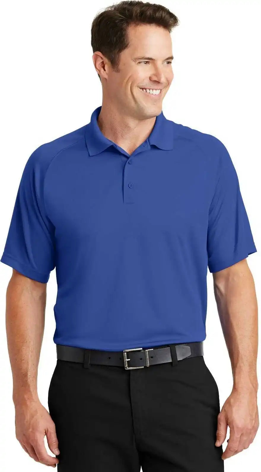 Sport-tek T475 Dry Zone Raglan Polo - True Royal