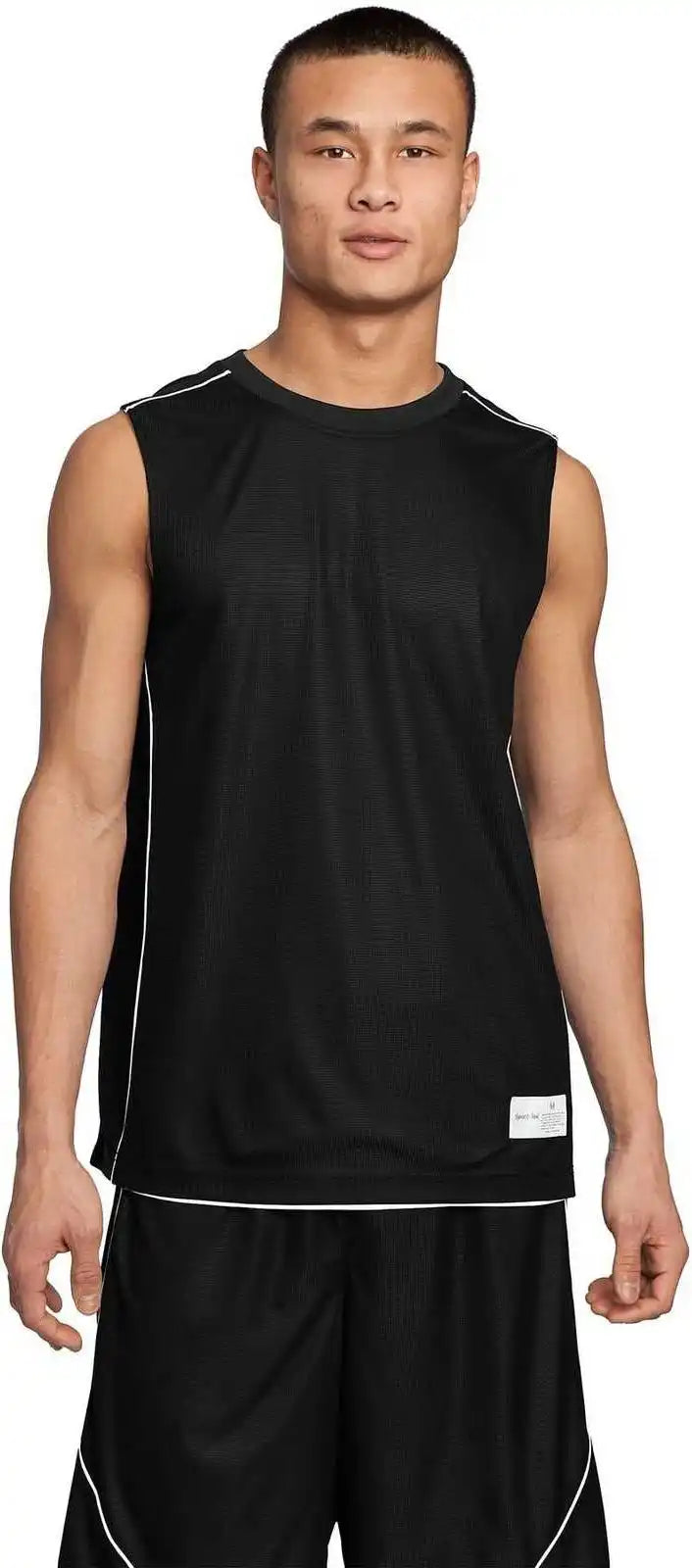 Sport-tek T555 Posicharge Mesh Reversible Sleeveless Tee - Black