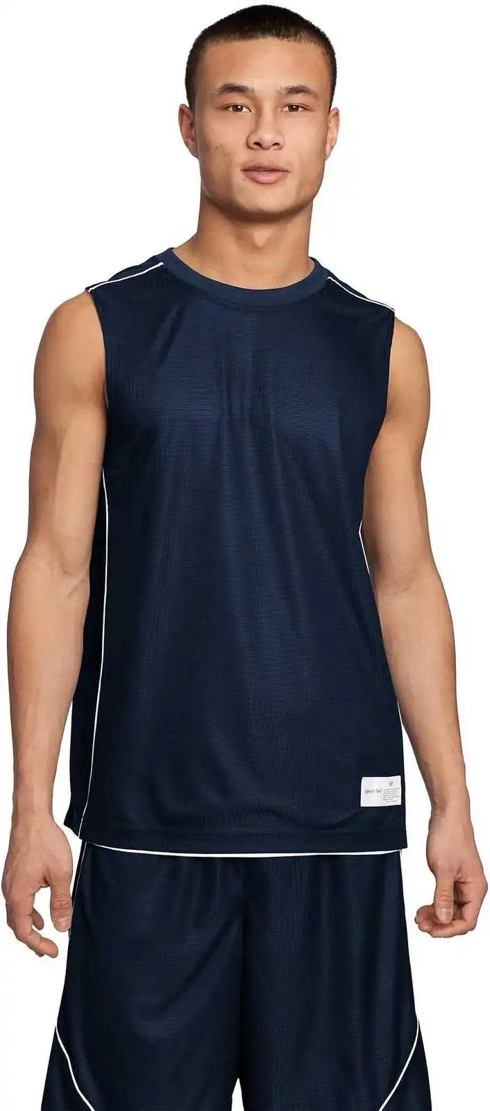 Sport-tek T555 Posicharge Mesh Reversible Sleeveless Tee - True Navy