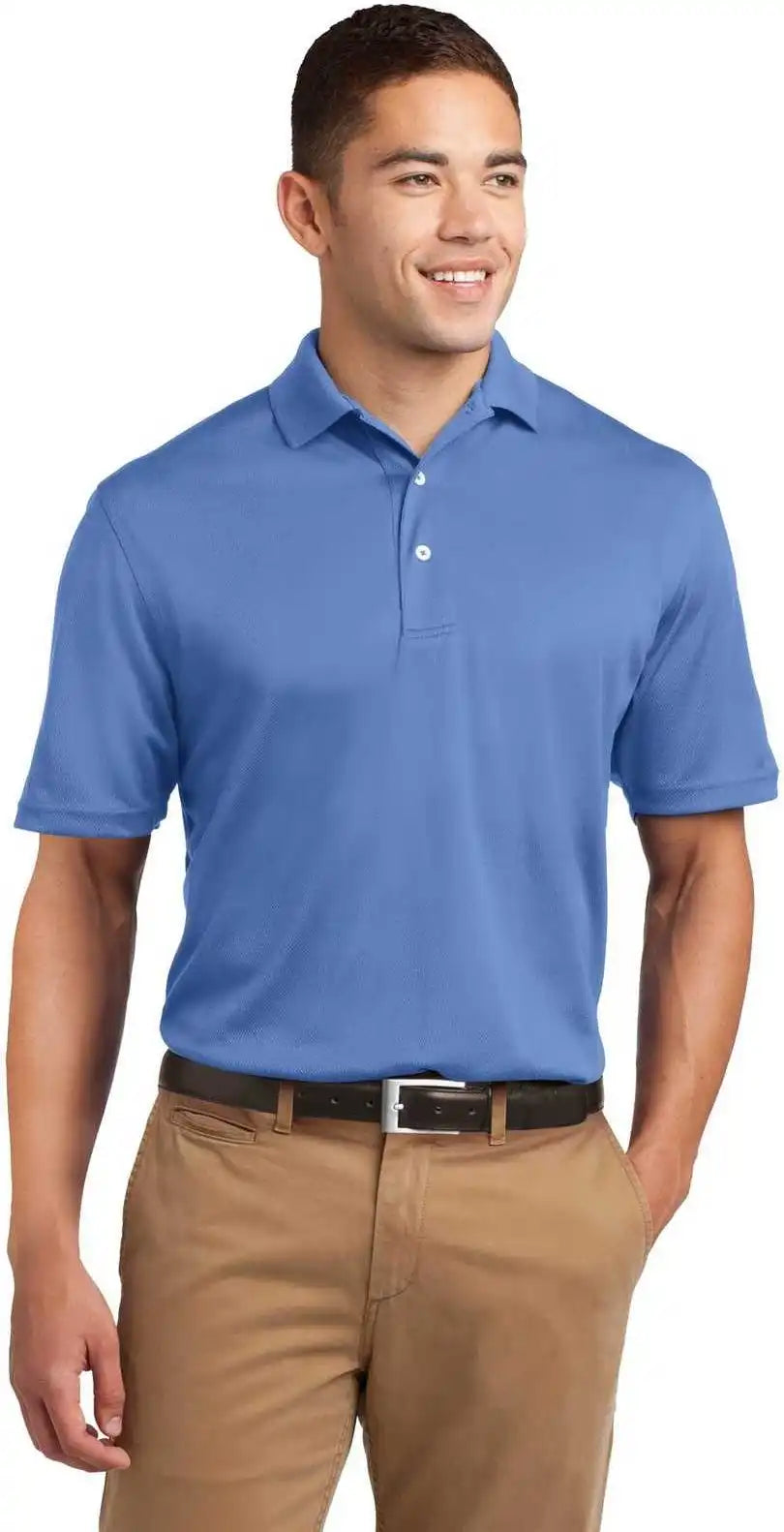 Sport Tek Tk469 Tall Dri Mesh Polo Blueberry