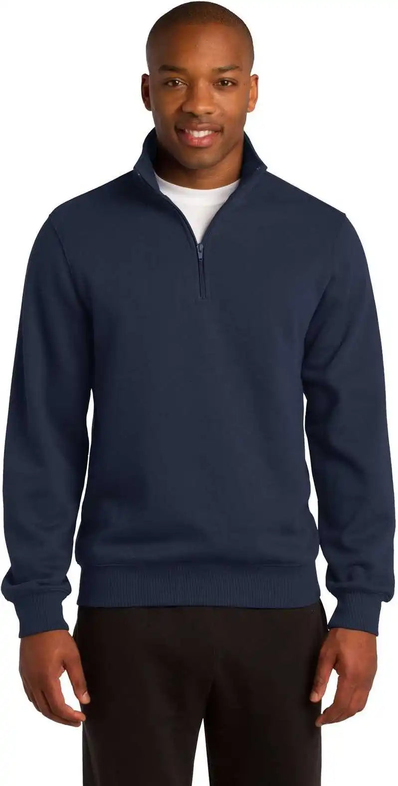 Sport Tek Tst253 Tall 1/4 Zip Sweatshirt True Navy