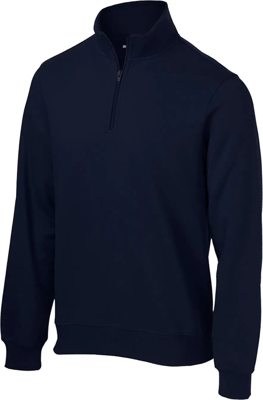 Sport-tek Tst253 Tall 1/4-zip Sweatshirt - True Navy