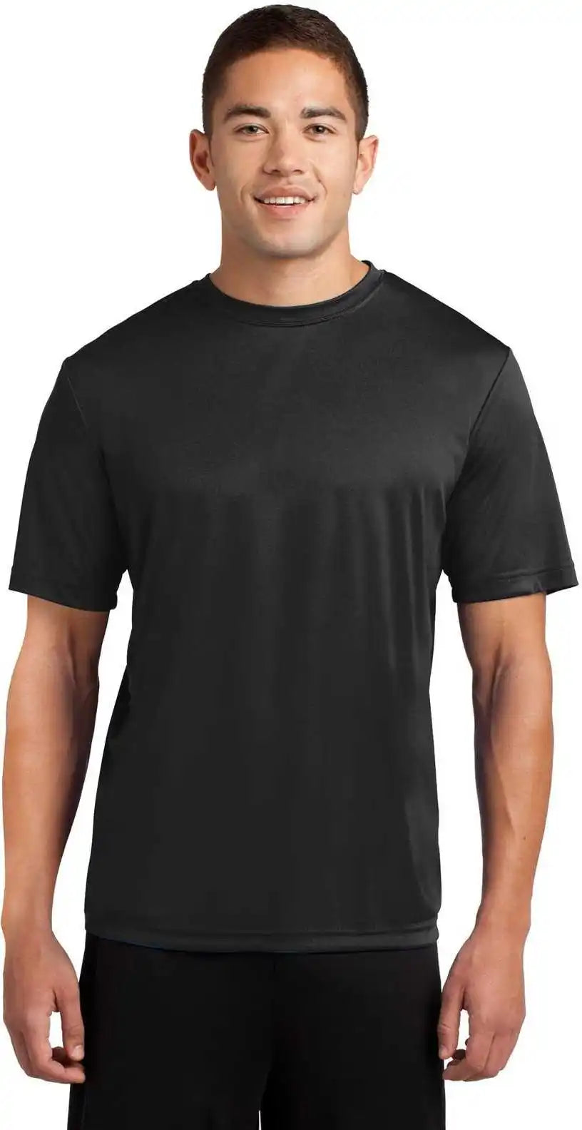 Sport Tek Tst350 Tall Posicharge Competitor Tee Black