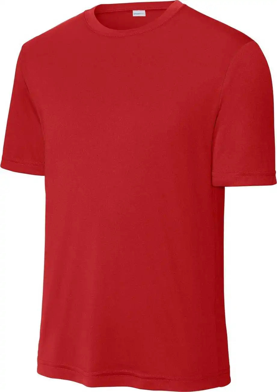 Sport Tek Tst350 Tall Posicharge Competitor Tee Deep Red