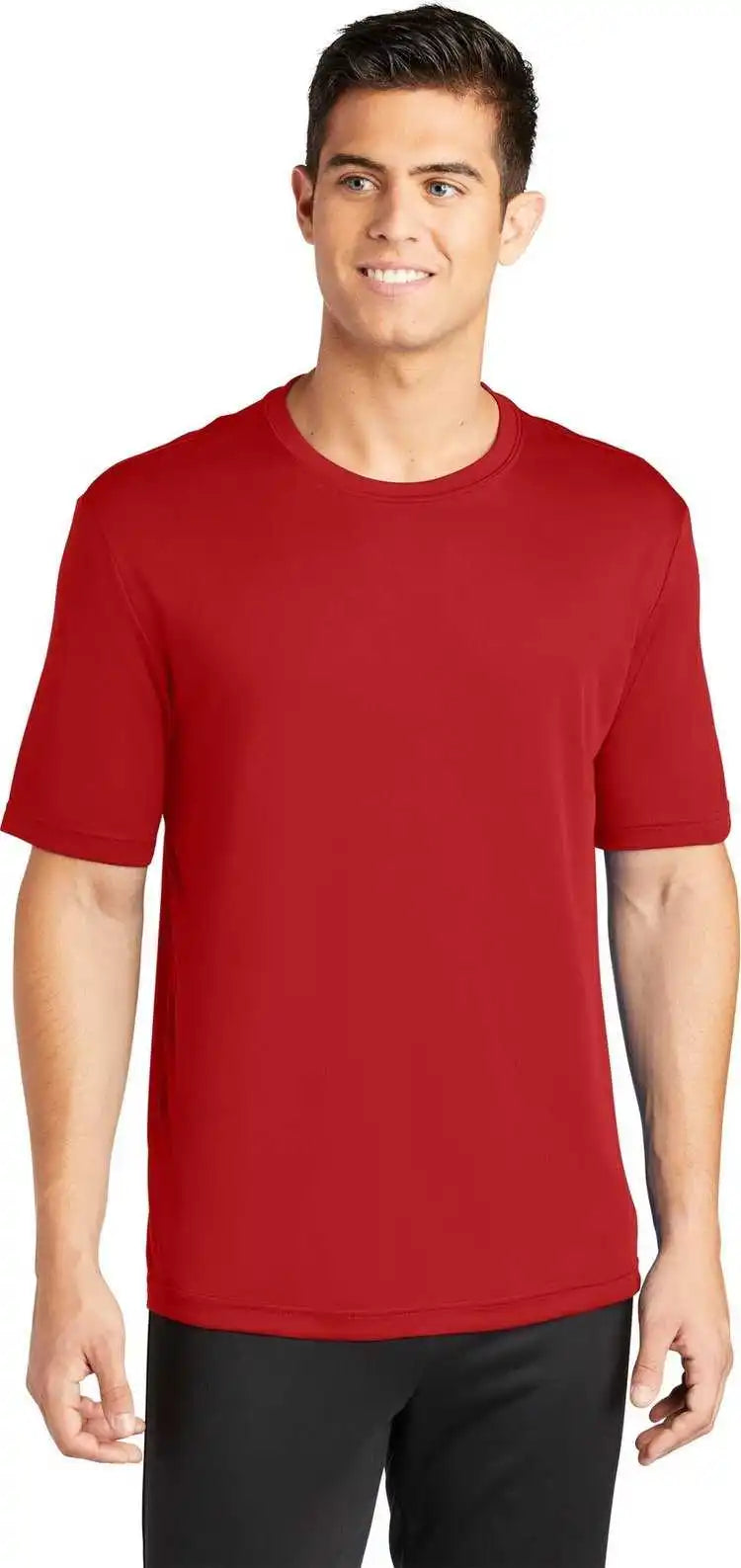Sport Tek Tst350 Tall Posicharge Competitor Tee Deep Red