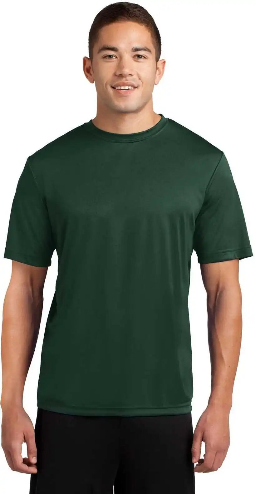 Sport Tek Tst350 Tall Posicharge Competitor Tee Forest Green
