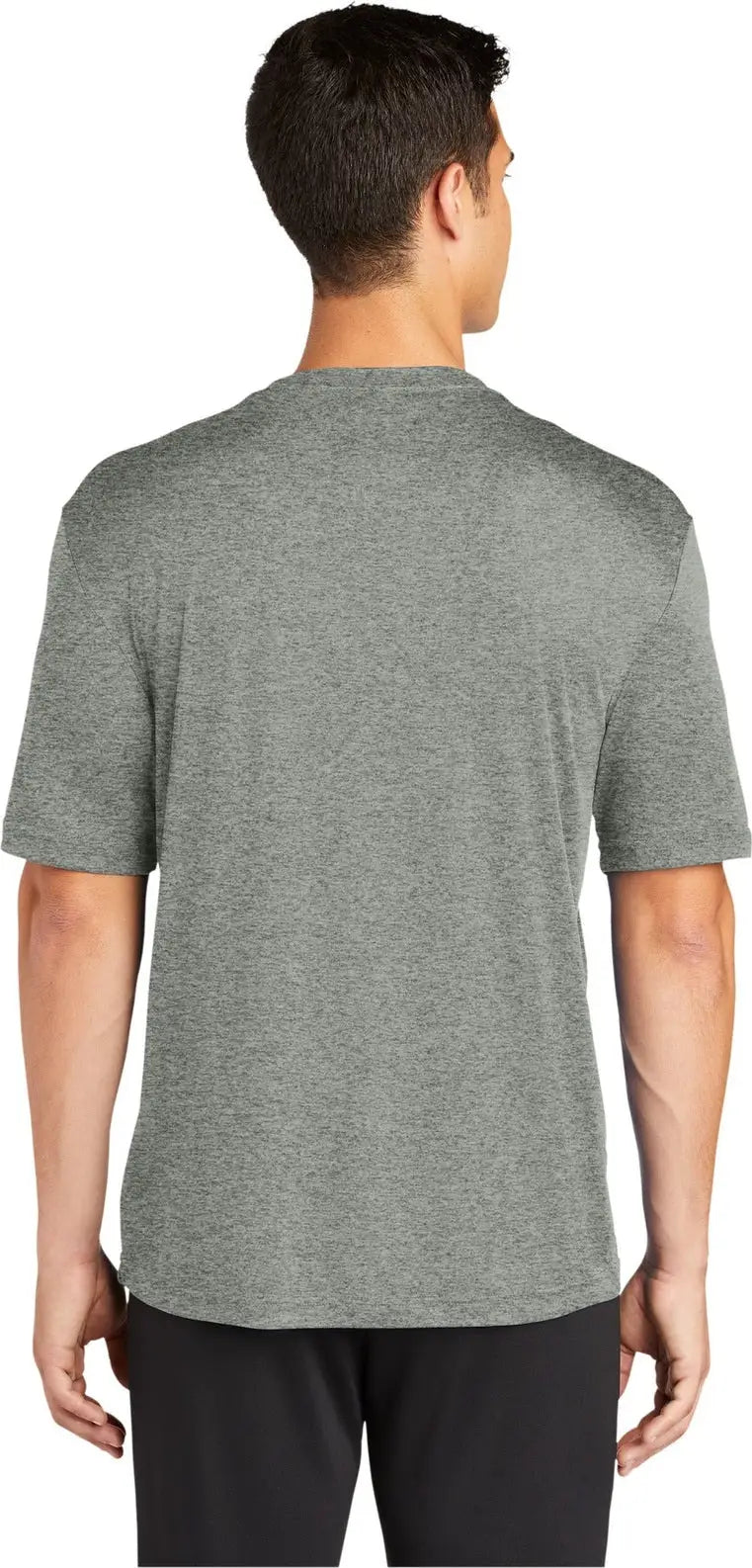 Sport-tek Tst350 Tall Posicharge Competitor Tee - Gray Concrete Heather