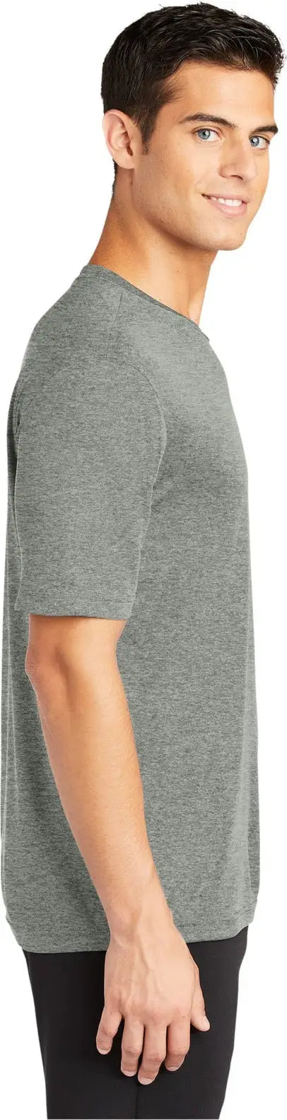 Sport-tek Tst350 Tall Posicharge Competitor Tee - Gray Concrete Heather