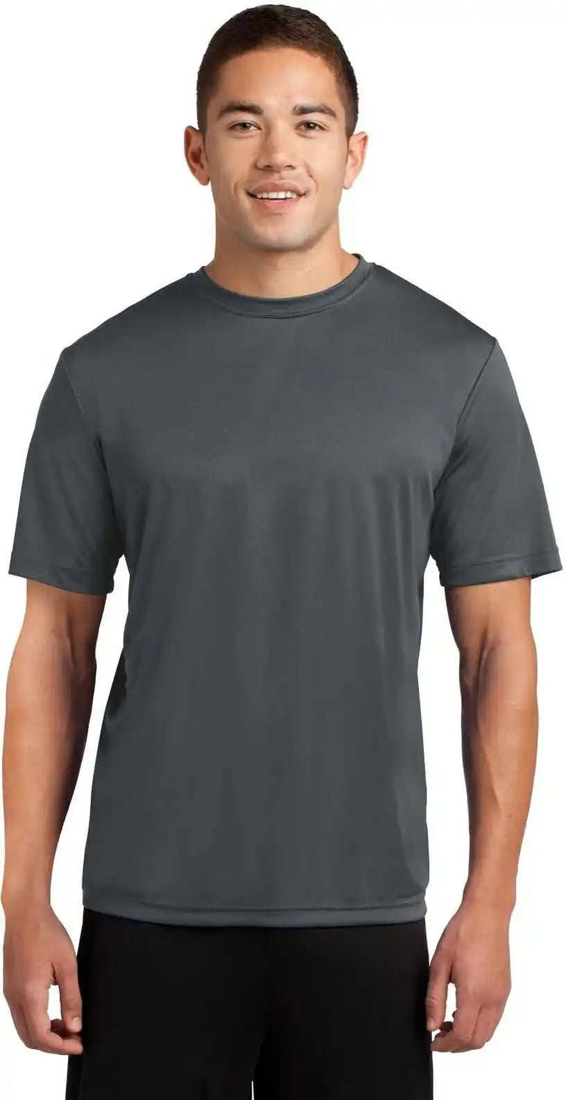 Sport Tek Tst350 Tall Posicharge Competitor Tee Iron Gray