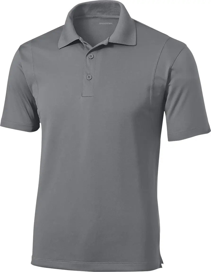 Sport-tek Tst650 Tall Micropique Sport-wick Polo - Gray Concrete