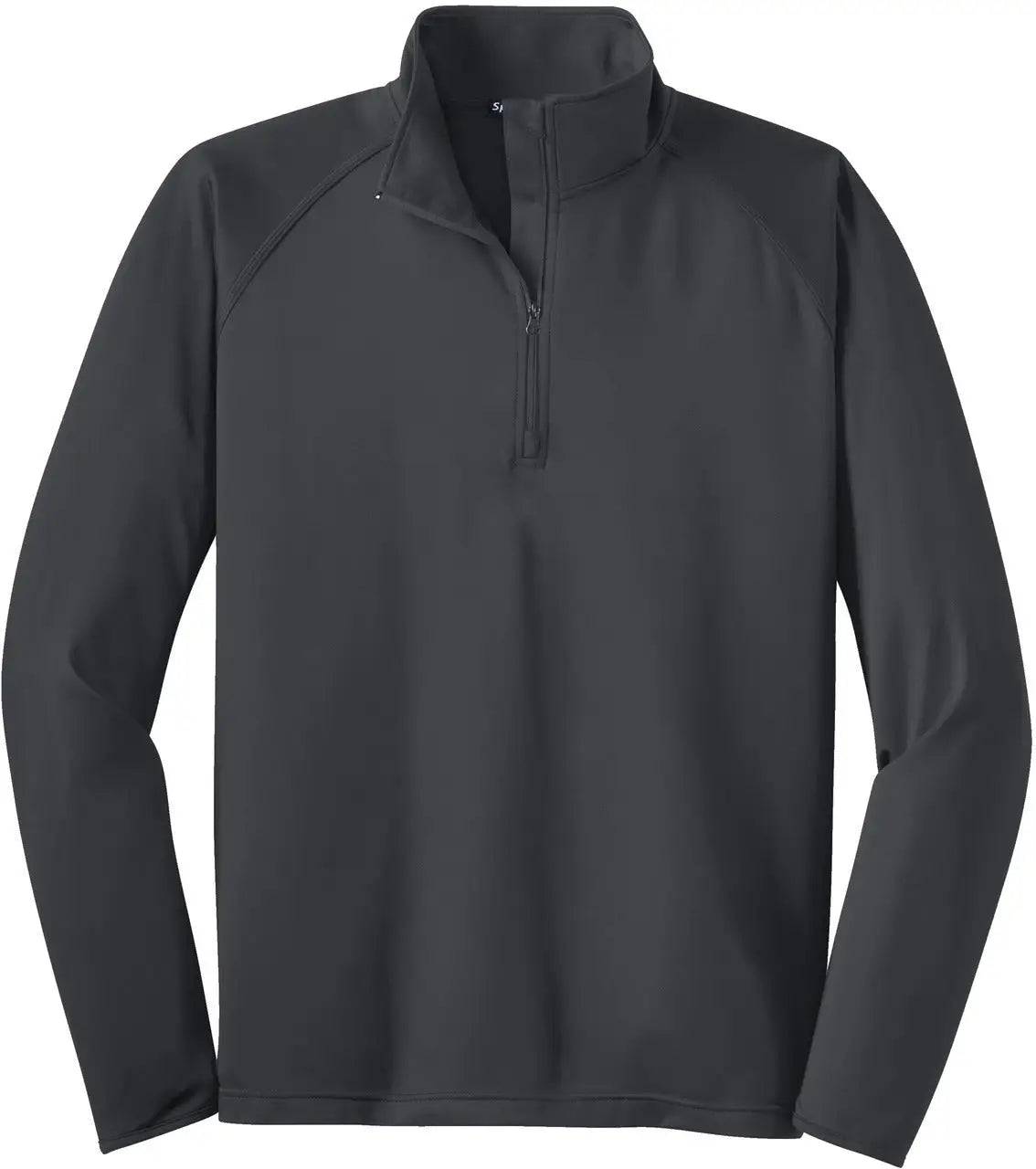 Sport-tek Tst850 Tall Sport-wick Stretch 1/4-zip Pullover - Charcoal Gray