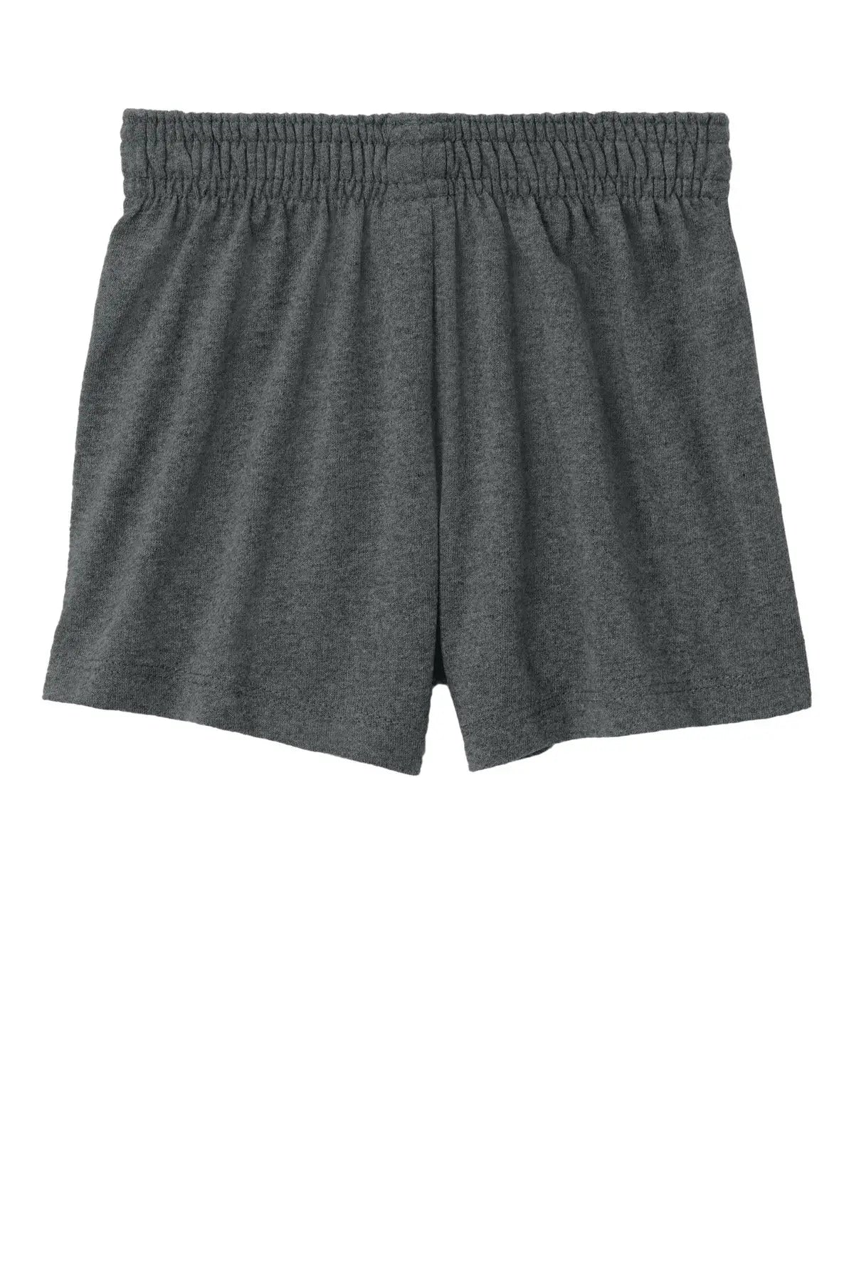 Sport-tek Ygst311 Girls Jersey Knit Squad Short - Dark Gray Heather