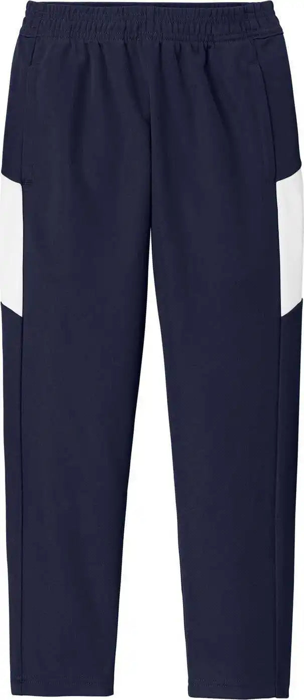 Sport Tek Ypst800 Youth Travel Pant True Navy/ White
