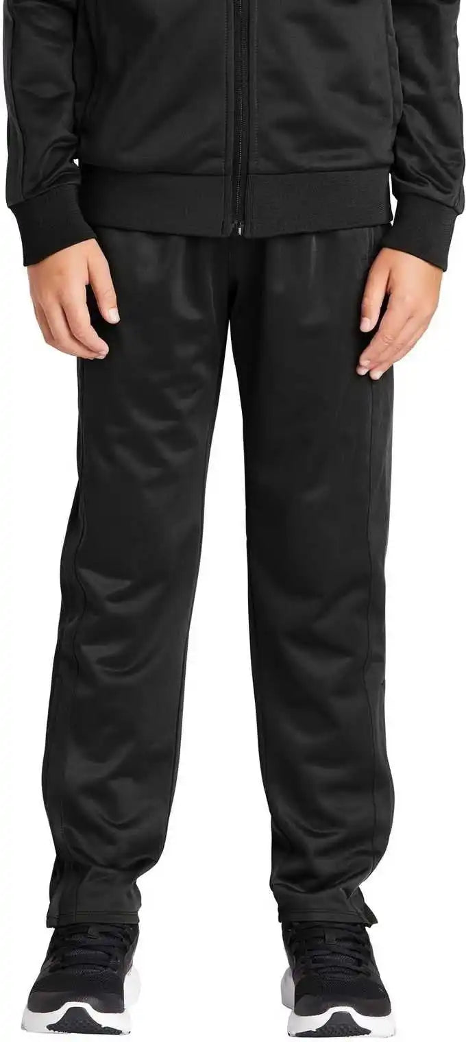 Sport Tek Ypst95 Youth Tricot Track Jogger Black