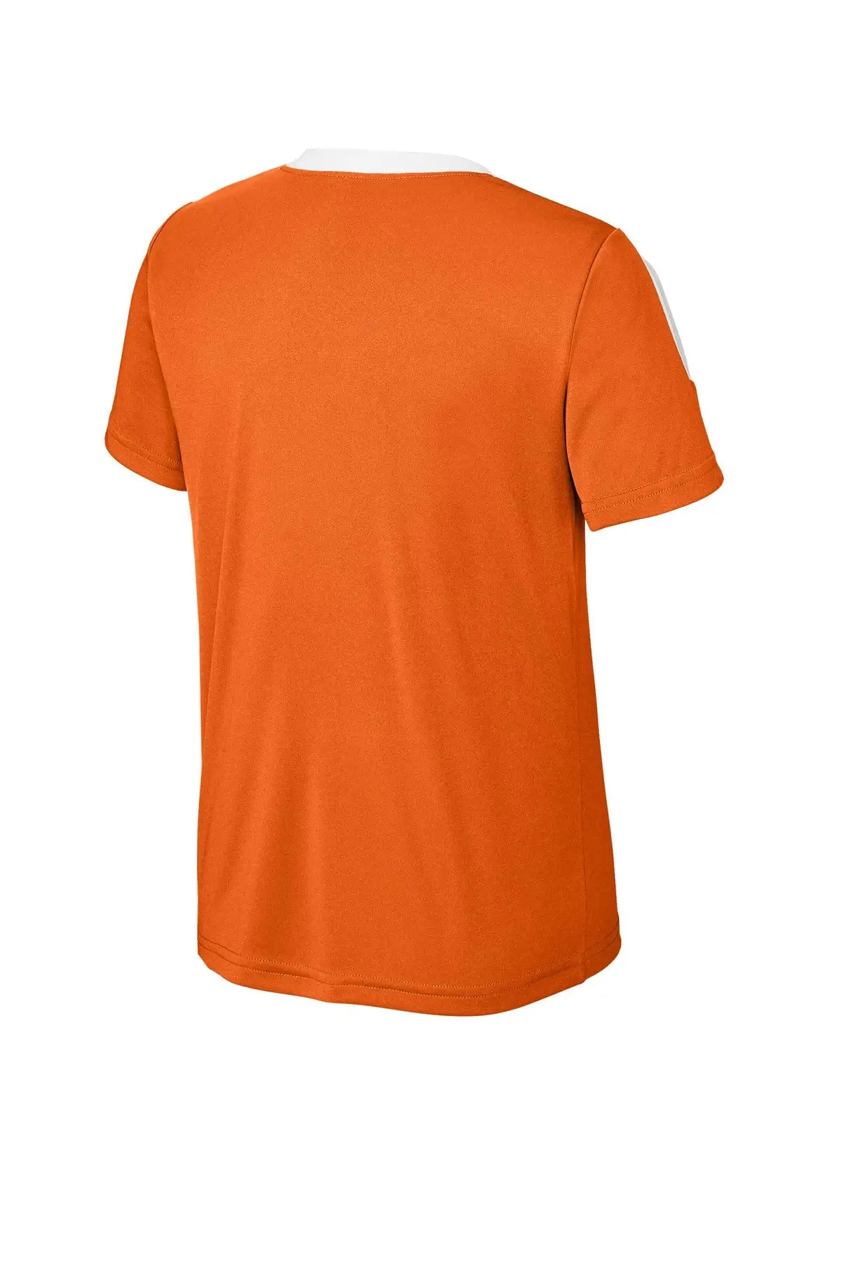 Sport-tek Yst100 Youth Competitor United Crew - Deep Orange White